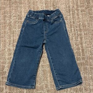 Gap Denim Baby 2T Two Years Super Soft Wide Leg Pull on Jeans